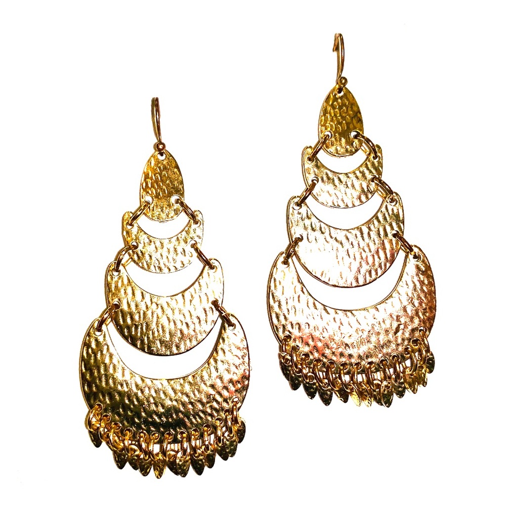 Stella + Ruby Gold Boho Statement Earring